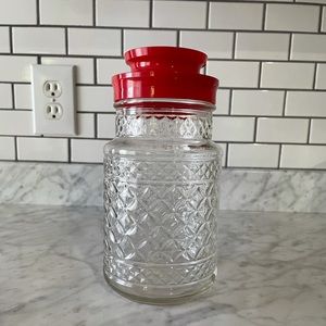 VINTAGE | Maxwell House Clear Glass Canister